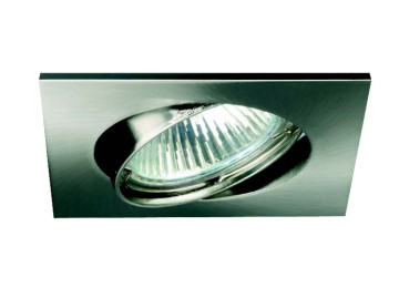 ENCASTRES LED POUR LAMPE GU10 carrés BTCO 50 ALU BROSSE