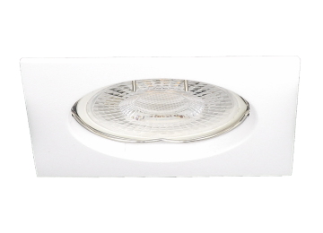 ENCASTRES LED POUR LAMPE GU5,3 carrés BTC 50 BLANC