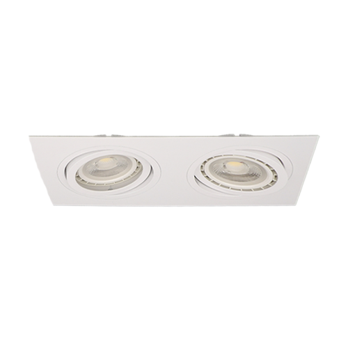 PROJECTEURS ENCASTRABLES LED MULTIDIRECTIONNELS POUR LAMPES AR111/37W KIT LCO/2X37W
