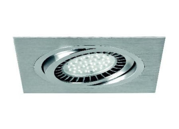 PROJECTEURS ENCASTRABLES LED MULTIDIRECTIONNELS POUR LAMPES AR111/37W KIT LCO/37W ALU BROSSE