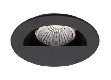 ENCASTRÉS LED Ø105 basse luminance SAM LRE SYM/15W NOIR