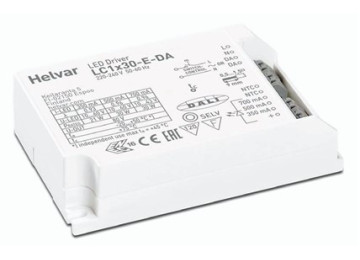 ALIMENTATION POUR LED INTEGREE DALI / Bouton Poussoir 30W DIMMABLE DALI LED DRIVER 30W 220-240V 0/50-60HZ 350 mA/500 mA/700 mA