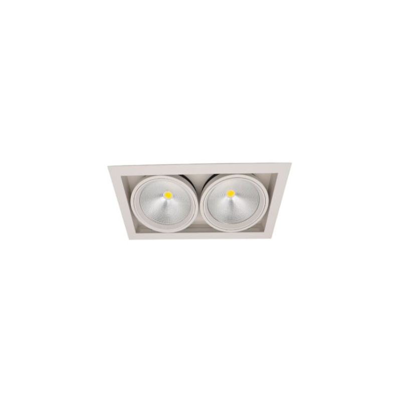 SAM MCR LED/2X25W/CCT/DIM BLANC