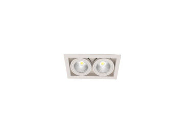SAM MCR LED/2x12W/CCT/DIM BLANC