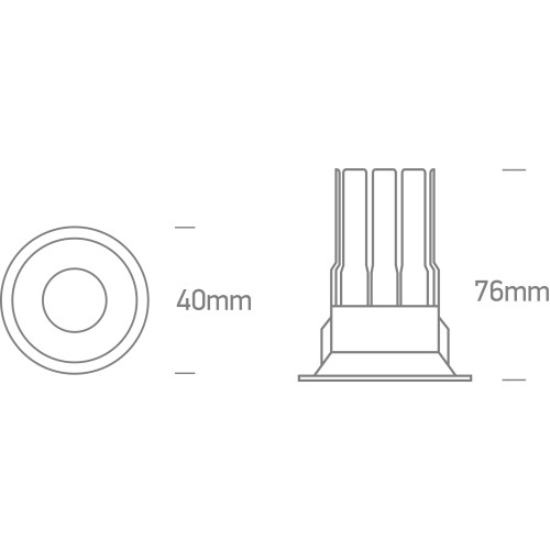 ENCASTRÉS LED MICROLED 6W 3000k BLANC
