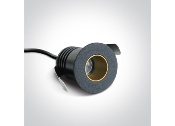 ENCASTRÉS LED basse luminance orientables MINI IP20 IP65 PTILED 2W 3000k NOIR