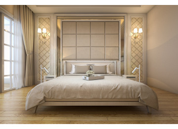 LAMPE DE CHEVET GOLF 3+6W BLANC