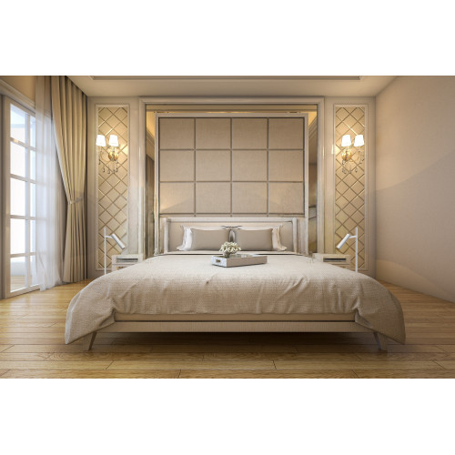 LAMPE DE CHEVET GOLF 3+6W BLANC