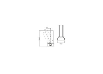ENCASTRÉS LED INCLINABLES CCT MINILUCE 15W/CCT BLANC