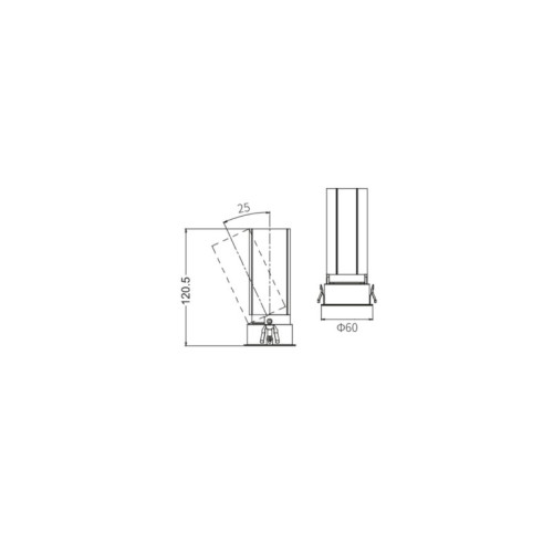 ENCASTRÉS LED INCLINABLES CCT MINILUCE 15W/CCT BLANC