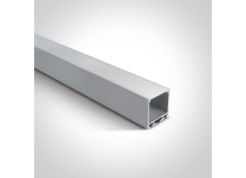 Profilé pour rubans led avec diffuseur saillie maxi 35MM ALUMINIUM