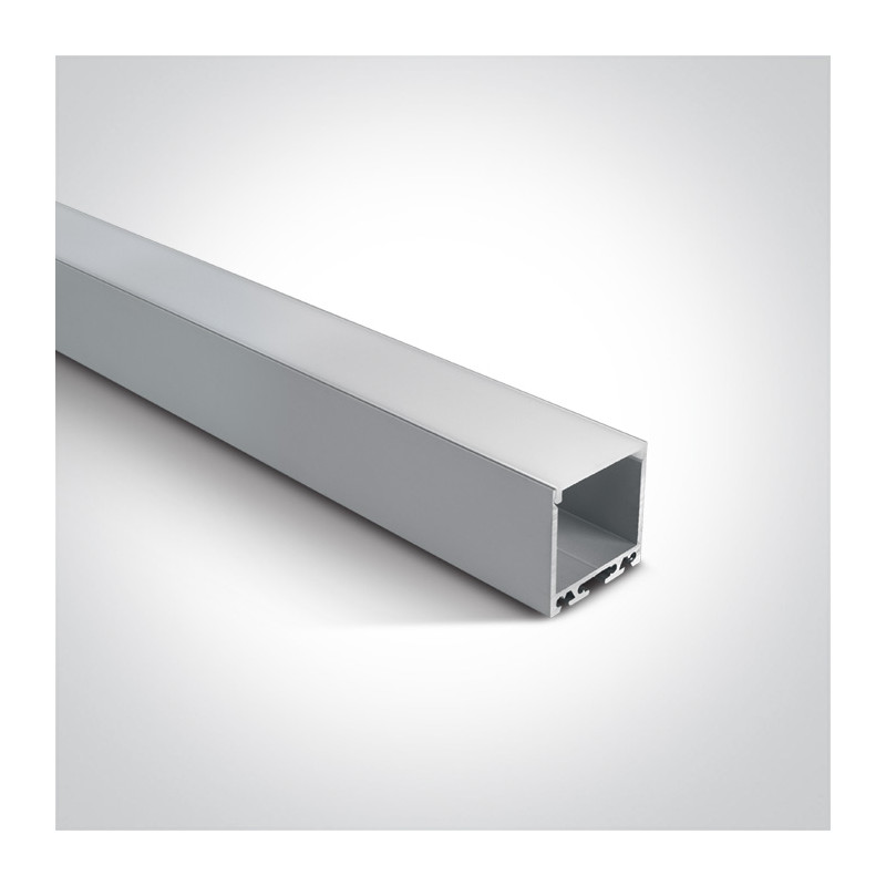 Profilé pour rubans led avec diffuseur saillie maxi 35MM ALUMINIUM