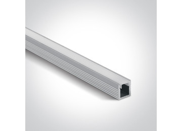 Profilé pour rubans led avec diffuseur saillie mini 8MM ALUMINIUM