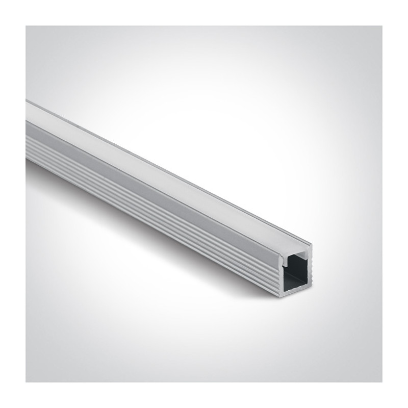 Profilé pour rubans led avec diffuseur saillie mini 8MM ALUMINIUM